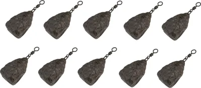 Produktbild von Fox Edges Flat Pear Lead - 10 Karpfenbleie, Gewicht:42g
