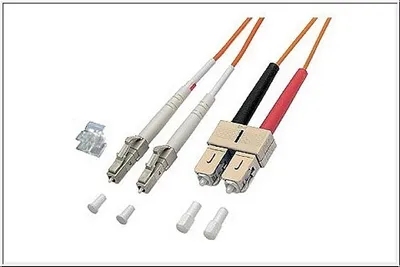 Produktbild von Patchkabel LWL Duplex OM1 (Multimode, 62,5/125) LC/SC, 20m, Good Connections®
