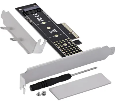 Image de Carte d'interface InLine®, PCIe x4 vers M.2 NVMe Key M (22110), profil bas
