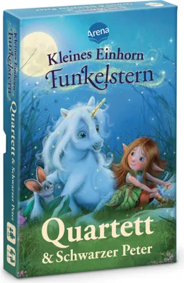 Produktbild von Arena Verlag Kleines Einhorn Funkelstern – Quartett & Schwarzer Peter