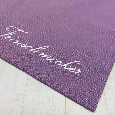 Produktbild von Stoffservietten - Servietten - Feinschmecker - lila - 2 Stück