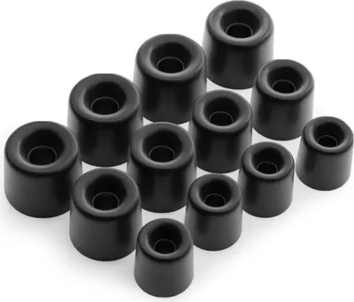 Produktbild von 12 x Schaum Ohrstöpsel Ohrhörer Gummi Tipps Für Kopfhörer Ohrhörer - 3.5mm