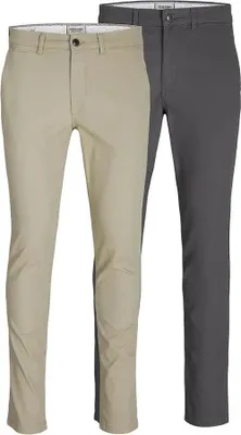 Immagine prodotto di Jack & Jones Marco Dave chinos 2 unità Beige,Grigio 34 / 30 Uomo Beige,Grigio 34