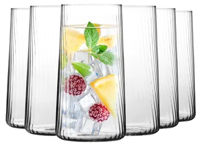Obrázok produktu pre Sada 6 sklenených pohárov na nápoje Krosno Avant-Garde Lumi, objem 550 ml