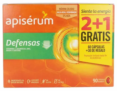 Productafbeelding van Apisérum Verdedigingspakket, 3 maanden, 90 capsules