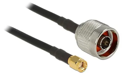 Image de Delock Antennenkabel N Stecker > RP-SMA Stecker CFD200/RF200 1,5 m low loss