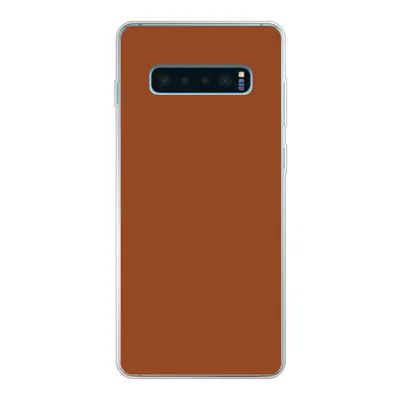 Produktbild von MuchoWow® Handyhülle Schutzhülle Hülle für Samsung Galaxy S10 Plus Terrakotta - Braun - Palette - Unifarben - Farben - Farbe Silikon Softcase Handy Hülle - Schutzhülle
