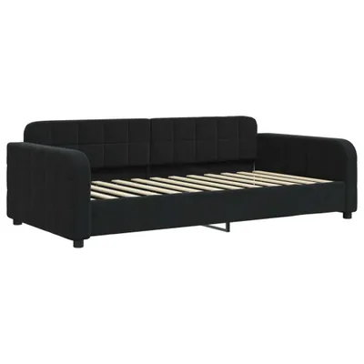 Produktbild von vidaXL Tagesbett Schwarz 90x200 cm Samt