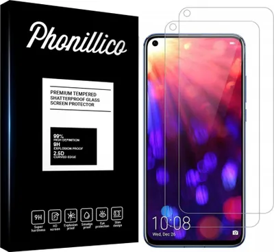 Image de Verre trempé pour Honor VIEW 20 [2 pièces] Protection d'écran Screen Protector Film Anti-Rayures Glas Resistant Phonillico®