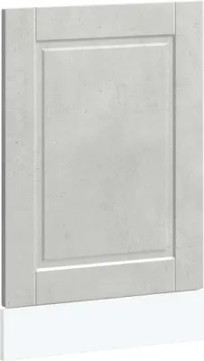 Produktbild von "2026 MODERNE"Küche Küchenschrank - elegantes Design - Buffetschrank - Geschirrspülerblende Porto Betongrau 45x1,5x67cm Holzwerkstoff - Küchenschränke NeuMöbel642364