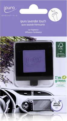 Immagine prodotto di Profumo per auto Ipuro Essentials Car Line tocco di lavanda - esperienza di fragranza (1 confezione)