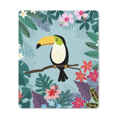Produktbild von MuchoWow® Mauspad Mousepad Tukan - Pflanzen - Kinder - Tiere - Kinder 30x40 cm - Mousepads - Maus Mat - Pad - Mausunterlage - Mausmatten