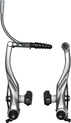 Produktbild von Shimano V-Brake 'Alivio' BR-T4000, Hinterrad, mit Kabelführung, silber (1 Stück)