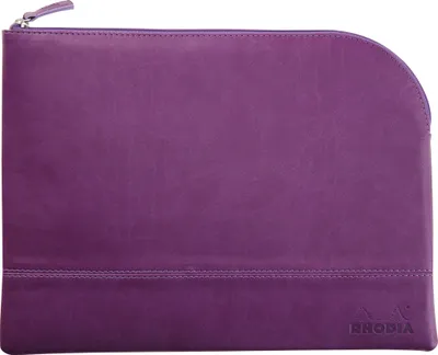 Produktbild von Rhodia Rhodiarama Etui aus Kunstleder Reißverschluss, 21x28 cm Violett 116740C