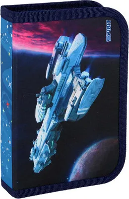Produktbild von TTS Schüler-Etui Weltraum 28 teilig 1-Zipper