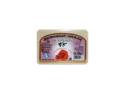 Image de Savon à l'olive ROSE 100 g KNOSSOS