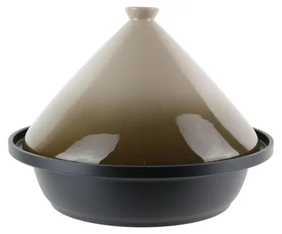 Image de Tajine en aluminium, induction, 30,2 cm, couleur taupe