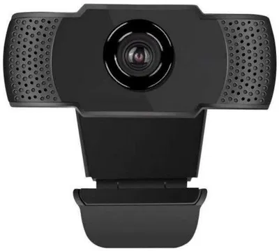 Produktbild von Webcam mit Rauscharmer Mikrofon - 1080P Schwarz HD Pro - Plug and Play - USB 2.0 - Automatische Lichtkorrektur