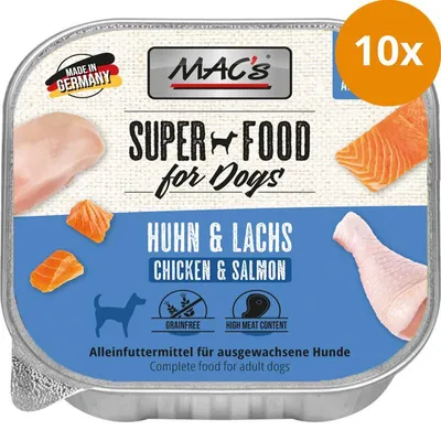 Immagine prodotto di MACs Dog Salmone e Pollo 150 g x 10