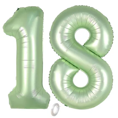 Alufolieballon 101 cm, Zahl 0-100, aufblasbar, für Feiern
