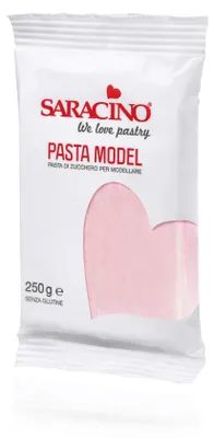 Produktbild von Saracino Pasta Model 250 g helles Baby Rosa - Rosa Baby - Modellliermasse mit Kakaobutter