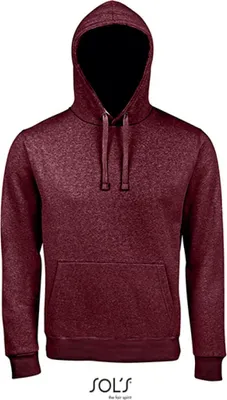 Produktbild von SOLs 02991 | Uni Spencer Hoody / Kapuzenpullover - Farbe: Heather Oxblood - Größe: M