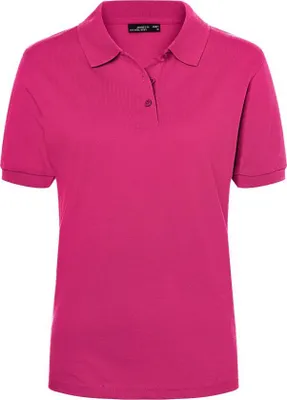 Produktbild von Hochwertiges Polohemd mit Armbündchen pink, Gr. M