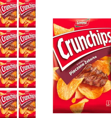 Produktbild von Crunchips Gebackene Kartoffelchips Rippchen 140 G