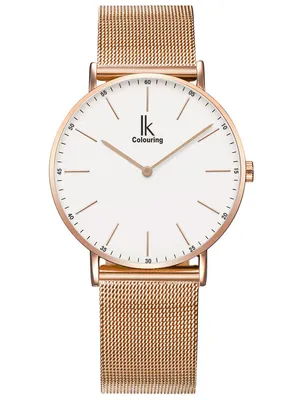 Produktbild von Alienwork Classic St.Mawes Quarz Armbanduhr elegant Quarzuhr Uhr modisch Zeitloses Design klassisch gold Metall U04916G-05