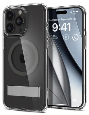 Zdjęcie produktu dla Spigen ACS06723, Pokrowiec, Apple, iPhone 15 Pro, 15,5 cm (6.1"), Grafitowy