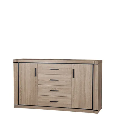 Obrázok produktu pre Kombinovaná komoda ARIKA - šírka 157 cm, dub sonoma