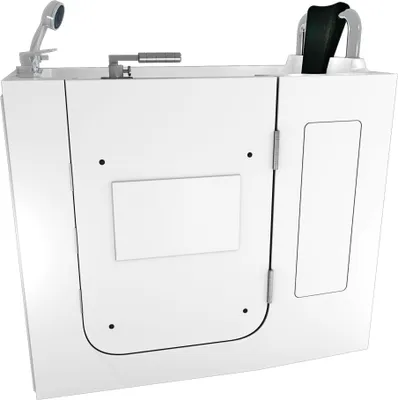 Produktbild von Sitzwanne Whirlpool Badewanne mit Tür S08WP-B-R 110x68cm