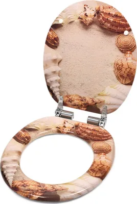 Produktbild von SEVICO WC Sitz Absenkautomatik Toilettendeckel Toilettensitz Klobrille MDF Klodeckel Softclose F178