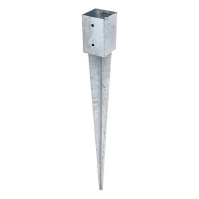 Zdjęcie produktu dla Alberts 211301 Gniazdo wbijane, do kwadratowych słupków drewnianych, ocynkowane ogniowo, 91 x 91 mm, długość całkowita 900 mm