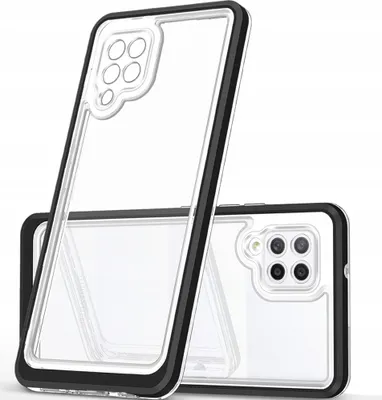 Obrázok produktu pre Priehľadný kryt Etui s rámom pre Samsung Galaxy A42 Black