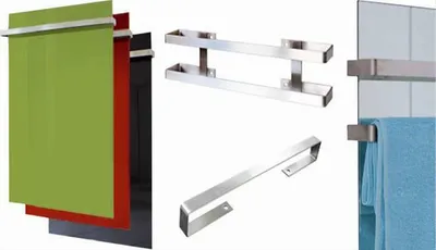 Immagine prodotto di Doppio portasalviette in acciaio inox per riscaldatore a infrarossi GR 300