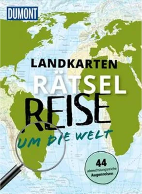 Produktbild von Landkarten-Rätselreise um die Welt