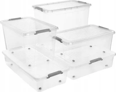 Obrázek produktu pro keeeper 1100100100000 keeeper úložný box "leo", 37 litrů, průhledný