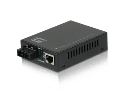 Produktbild von LevelOne FVT-2001 Netzwerk Medienkonverter 100 Mbit/s Glasfaser Multimode Schwarz