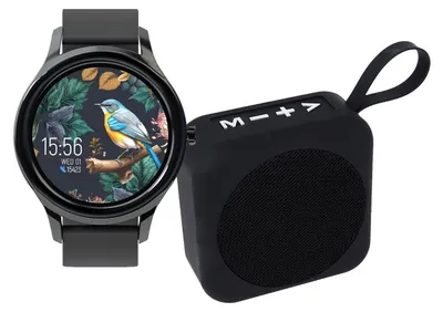Immagine prodotto di Smartwatch Forever Forevive 3, colore nero, con altoparlante Bluetooth da 3W