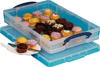 Produktbild von Really Useful Box Aufbewahrungsbox 10C 34x8,5x52cm 10l transparent