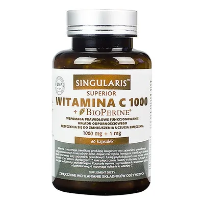 Produktbild von Singularis Vitamin C 1000 + Bioperine® 60 Kapseln