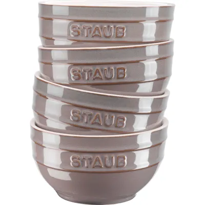 Obrázek produktu pro Stubovací Kruhová Mísa 40508-148-0 14 Cm - Sada 4 Kusů