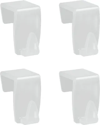 Produktbild von Metaltex 294516011 Türhaken/Fensterhaken Set, weiß (4er Pack)