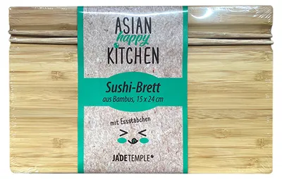 Image de Plateau à sushi avec baguettes - Jade Temple 15 x 24 cm