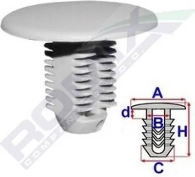 Produktbild von ROMIX Clip Zier- / Schutzleiste C60575 innenraumverkleidung 9mm 16mm