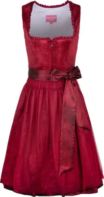 Produktbild von Dirndl Joelina 60cm Länge rot 46