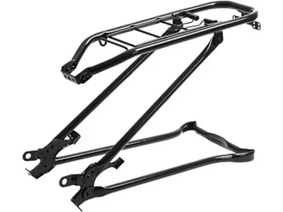 Image de Steco Porte-bagages 28" avec support et. Ressort noir