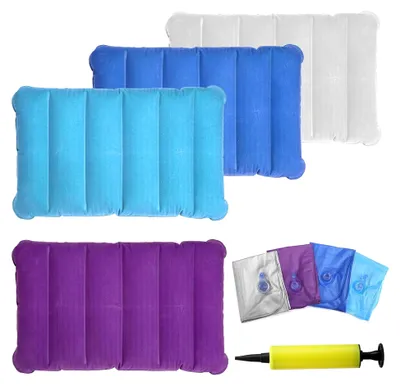 Produktbild von 4PCS Aufblasbares Kissens,Camping Kissen Sitzkissen Aufblasbar Reisekissen Aufblasbar Strandkissen Aufblasbar Campingkissen Aufblasbares Sitzkissen Aufblasbare Kissen Strandkissen Aufblasbar