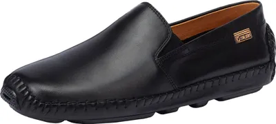 Produktbild von Pikolinos Herren Slipper Halbschuh Mokassin Leder Jerez 09z-5511, Größe:41 EU, Farbe:Schwarz